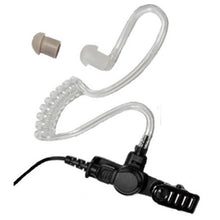 Load image into Gallery viewer, 1-Wire Clear Tube Fiber Cord Earpiece Mic for Icom 2-Pin + Screws (See List) (3 Year Warranty)
