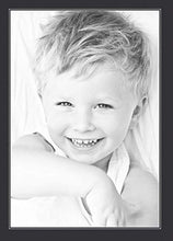 Load image into Gallery viewer, 24x35 Smooth Black / Black Custom Mat for Picture Frame with 20x31 opening size (Mat Only, Frame NOT Included)
