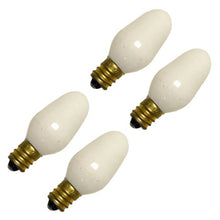 Load image into Gallery viewer, Westinghouse Night Light Bulb 7 W 34 Lumens C7 E12 Candelabra White Carded / 4
