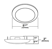 Load image into Gallery viewer, NICOR Lighting 4-Inch Dimmable 4000K LED Surface Mount Retrofit Kit, White (DLS4-3006-120-4K-WH)
