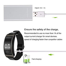 Load image into Gallery viewer, Smartwatch Charging Cable, DOCA High-Speed A 2 Pin Magnetic Suction USB Charging Cable Cord for CS02012,CK11S and CK11C Smart Watch
