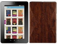Skinomi Dark Wood Full Body Skin Compatible with Kobo Vox 7 inch (Color Touchscreen Wi-Fi eReader)(Full Coverage) TechSkin with Anti-Bubble Clear Film Screen Protector