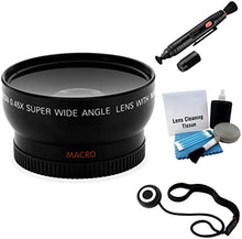 Load image into Gallery viewer, Digital Pro Wide Angle/Macro Lens Bundle for Canon Powershot S2 is, S3 is, S5 is Digital Cameras. Includes Wide-Angle/Macro High Definition Lens, Lens Pen Cleaner, Cap Keeper, UP Deluxe Cleaning Kit

