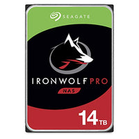 Seagate IronWolf Pro 14TB NAS Internal Hard Drive HDD  CMR 3.5 Inch SATA 6Gb/s 256MB Cache for RAID Network Attached Storage, Data Recovery Service  (ST14000NE0008)