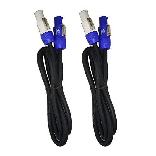 Rasha Products Powercon to Powercon 5ft Black Pack Of 2