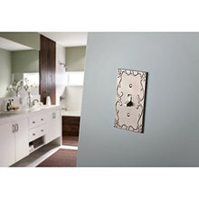 Load image into Gallery viewer, Franklin Brass W35073-SN-C Classic Lace Double Switch Wall Plate/Switch Plate/Cover, Satin Nickel
