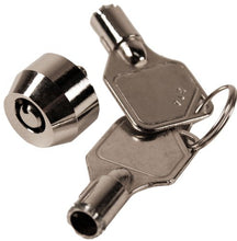 Load image into Gallery viewer, FJM Security FJM-2607-KA High Security Computer Lock with Chrome Finish, Keyed Alike
