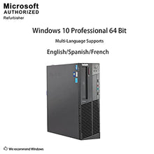 Load image into Gallery viewer, Lenovo ThinkCentre M82 Small Form Factor Desktop PC, Intel Core i5-3570 3.4GHz, 8GB DDR3 RAM, 256GB SSD, Win-10 Pro x64 (Renewed)
