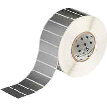 Load image into Gallery viewer, Brady Glossy Weather Resistant Polyester Labels, 1&quot; H x 3&quot; W, Roll of 3000 Labels, Silver

