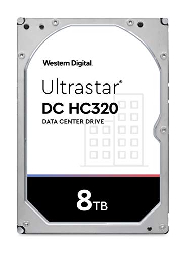 Western Digital 8TB Ultrastar DC HC320 SATA HDD - 7200 RPM Class, SATA 6 Gb/s, 256MB Cache, 3.5