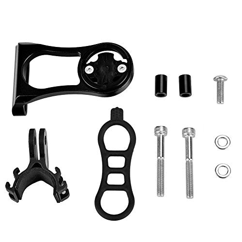 VGEBY Bicycle Computer Mount, Out Front Bike Mount Handlebar Stem Computer Extension Mount Holder(Black) Bicycles and Spare Parts Bike Computer Mount
