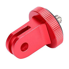 Load image into Gallery viewer, Acouto 1/4 Mini Tripod, Aluminum Alloy Mount Adapter Video Action Camera Accessory (Red)
