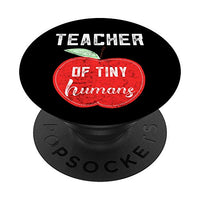 Preschool Teacher Gift Teacher of Tiny Humans Pre-K Daycare PopSockets Grip and Stand for Phones and Tablets