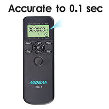Load image into Gallery viewer, AODELAN Camera Shutter Release Timer Remote Control for Nikon Z6, Z7, D850,D810,D700, D500, D3, D4, D5, D4s,D3100, D5000, D7200, D600, D610, D750, D3200, D3300; Replace MC-DC2,MC-36,MC-30A
