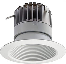 Load image into Gallery viewer, Lithonia Lighting 4BPMW LED M4 LED Recessed White Baffle Down Light, 3000K, 10.6 Watts, 620 Lumens, 4 Inch, White
