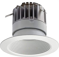 Lithonia Lighting 4BPMW LED M4 LED Recessed White Baffle Down Light, 3000K, 10.6 Watts, 620 Lumens, 4 Inch, White