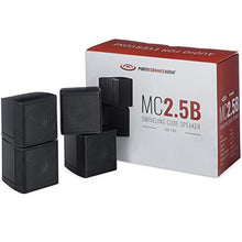 Load image into Gallery viewer, Pure Resonance Audio MC2.5B Dual 2.5 Swiveling Surround Sound Mini Cube Speaker (Pair, Black) (Without Brackets)

