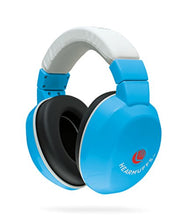 Load image into Gallery viewer, Lucid Audio HearMuffs Kids Hearing Protection Blue/White (Over-the-ear Sound Protection Ear Muffs Ages 5+)

