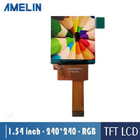 1.54 inch tft 240240 LCD Display with RGB Interface for Square Smart Watch