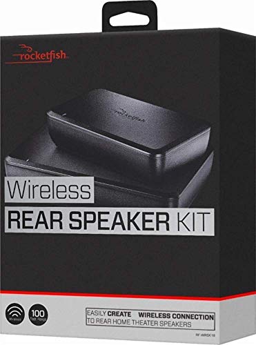 Rocketfish Wireless Home Theater Rear Speaker Kit - Surround Sound System - Model RF-WRSK18