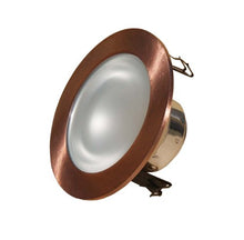 Load image into Gallery viewer, 4 Inches Frosted Lens Shower Trim for Low Voltage Recessed Light-(Copper)- Fit Halo/Juno
