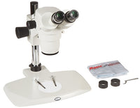 Motic 1100200500133 SMZ-168-BP Binocular Stereo Zoom Microscope, WF10x Eyepieces, 7.5x-50x Magnification, 0.75x-5x Zoom Objective, Greenough Optical System, Ambient Illumination, Fixed Stage