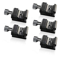 LimoStudio 5Pcs Hot Shoe Flash to Bracket/Stand Mount Adapter Trigger with 1/4