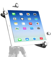 iShot G7 Pro Tripod Mount for iPad,Upgraded Universal Heavy Duty All Metal Frame iPad Tripod Mount Adapter,iPad Holder for Tripod Fits iPad 1234567, Air, Mini, Pro 10.5 9.7, with Or Without A Case