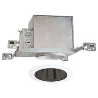 4-inch Recessed Lighting Kit with Black Trim