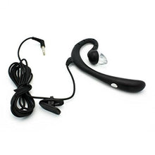 Load image into Gallery viewer, Wired Headset Mono Hands-Free Earphone 3.5mm Headphone w Boom Mic Single Earbud [Black] for AT&amp;T ZTE Maven 2 - AT&amp;T ZTE Prestige 2 - AT&amp;T ZTE Warp 7 - Boost Mobile Alcatel Dawn
