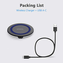 Load image into Gallery viewer, Yootech Wireless Charger,Qi-Certified 10W Max Fast Wireless Charging Pad Compatible with iPhone 11/11 Pro/11 Pro Max/XS MAX/XR/XS/X/8, Samsung Galaxy Note 10/S10/S9/S8,AirPods Pro(No AC Adapter)
