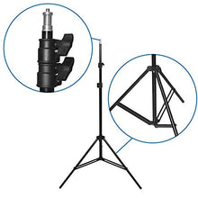 Load image into Gallery viewer, LimoStudio 150W Continuous Barndoor Lighting Stand Kit with Dimmer Switch Photography Photo Studio, AGG1798
