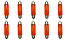 Load image into Gallery viewer, CEC Industries E211-2A (Amber) Bulbs, 12.8 V, 12.416 W, EC11-5 Base, T-3 shape (Box of 10)
