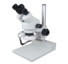 Load image into Gallery viewer, Radical 165mm WD 45x Zoom Stereo Dissection Industrial PCB Microscope w Circular Light
