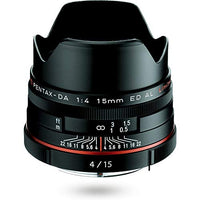 HD PENTAX-DA 15mm F4ED AL Limited Black Ultra Wide Angle Single Focus Lens 21470
