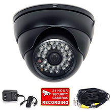 Load image into Gallery viewer, VideoSecu 700TVL Dome Security Camera Built-in 1/3&quot; Sony Effio CCD Outdoor High Resolution Day Night 28 IR Infrared LEDs for CCTV DVR Home Surveillance System with Bonus Power Supply and Cable C81
