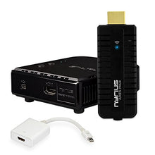 Load image into Gallery viewer, Nyrius Aries Prime Digital Wireless HDMI Transmitter &amp; Receiver System for HD 1080p 3D Video Streaming, Laptops, PC, Cablebox, Satellite, Blu-ray, DVD, PS3 (NPCS549) &amp; Bonus Mini Display Port
