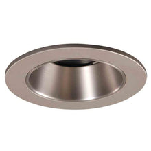 Load image into Gallery viewer, HALO Recessed 3007SN 3-Inch 15-DegreeLensed Shower Light Satin Nickel Trim with Satin Nickel Reflector
