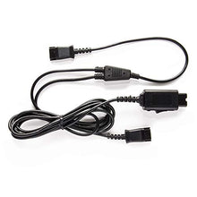 Load image into Gallery viewer, JPL BL-11+P Headset Connection Cable with Plantronics Compatible QD
