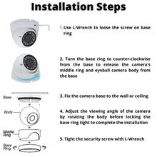 Load image into Gallery viewer, Evertech 16 x HD 1080p CCTV Security Surveillance Camera 4in1 TVI CVI AHD Analog Indoor Outdoor Wide Angle Manual Zoom Vari-Focal Lens Day Night Vision
