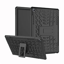 Load image into Gallery viewer, Mediapad M5 10 Case, Protective Cover Double Layer Shockproof Armor Case Hybrid Duty Shell with Kickstand for Huawei Mediapad M5 10/ Mediapad M5 Pro 10.8 inch Tablet Black
