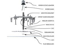 Load image into Gallery viewer, Recessed Can Light Converter Kit for 5&quot; and 6&quot; Recessed Can Lights (Oil Rubbed Bronze)
