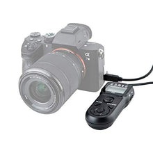 Load image into Gallery viewer, JJC Intervalometer Timer Remote Control Shutter Release for Sony A6000 A6100 A5100 A6600 A6500 A6400 A6300 A7 A7II A7III A7R II III A7RIV A7S A7SII A9 ZV-1 RX100 VII VI V VA IV III RX10 IV III &amp; More
