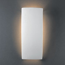 Load image into Gallery viewer, Justice Design CER-5135-BIS, Ambiance Ceramic Wall Sconce Lighting, 100 Watts, Bisque
