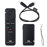 JJC Wireless Shutter Remote Control for Sony ZV-1 A1 A7 IV III II A7RIV A7RIII A7SIII A7RII A7SII A9 II A6600 A6500 A6400 A6300 A6100 A6000 RX10 IV III RX100 VII VI VA V IV III Replac RMT-VP1K RM-VPR1