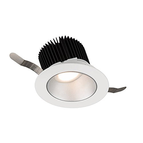 WAC Lighting R3ARWT-A830-HZWT Aether Round Wall Wash Trim with LED Light Engine Flood 50 Beam 3000K Soft, Haze White