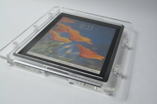 TABcare Compatible iPad 2/3/4 Clear Acrylic Security Enclosure with Wall Mount Kit