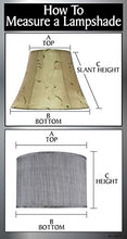 Load image into Gallery viewer, Aspen Creative 32180 Transitional Hardback Empire Shaped Spider Construction Lamp Shade in Dark Khaki, 9&quot; wide (5&quot; x 9&quot; x 7&quot;)
