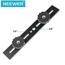 Load image into Gallery viewer, Neewer 8&quot;/20.3cm Dual Camera Mount Tripod Bracket for 3D Stereo Stereoscopic Photography
