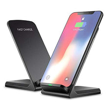Load image into Gallery viewer, BoxWave Charger Compatible with Blackview BV6800 Pro (Charger by BoxWave) - Wireless QuickCharge Stand, No Cord; no Problem! Charge Your Phone with Ease! for Blackview BV6800 Pro - Jet Black

